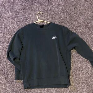 Nike womens Dark Green Crewneck Sweater